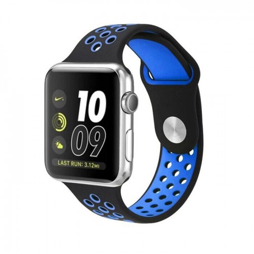 

Ремешок Sport Style для Apple Watch 38-40mm Black-Blue