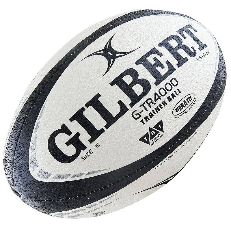 фото Мяч для регби gilbert g-tr4000, 5, белый/черный