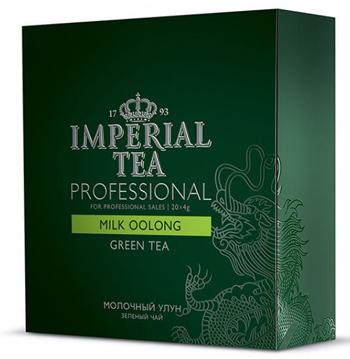 

Чай зеленый среднелистовой Imperial tea professional молочный улун 20*4 г