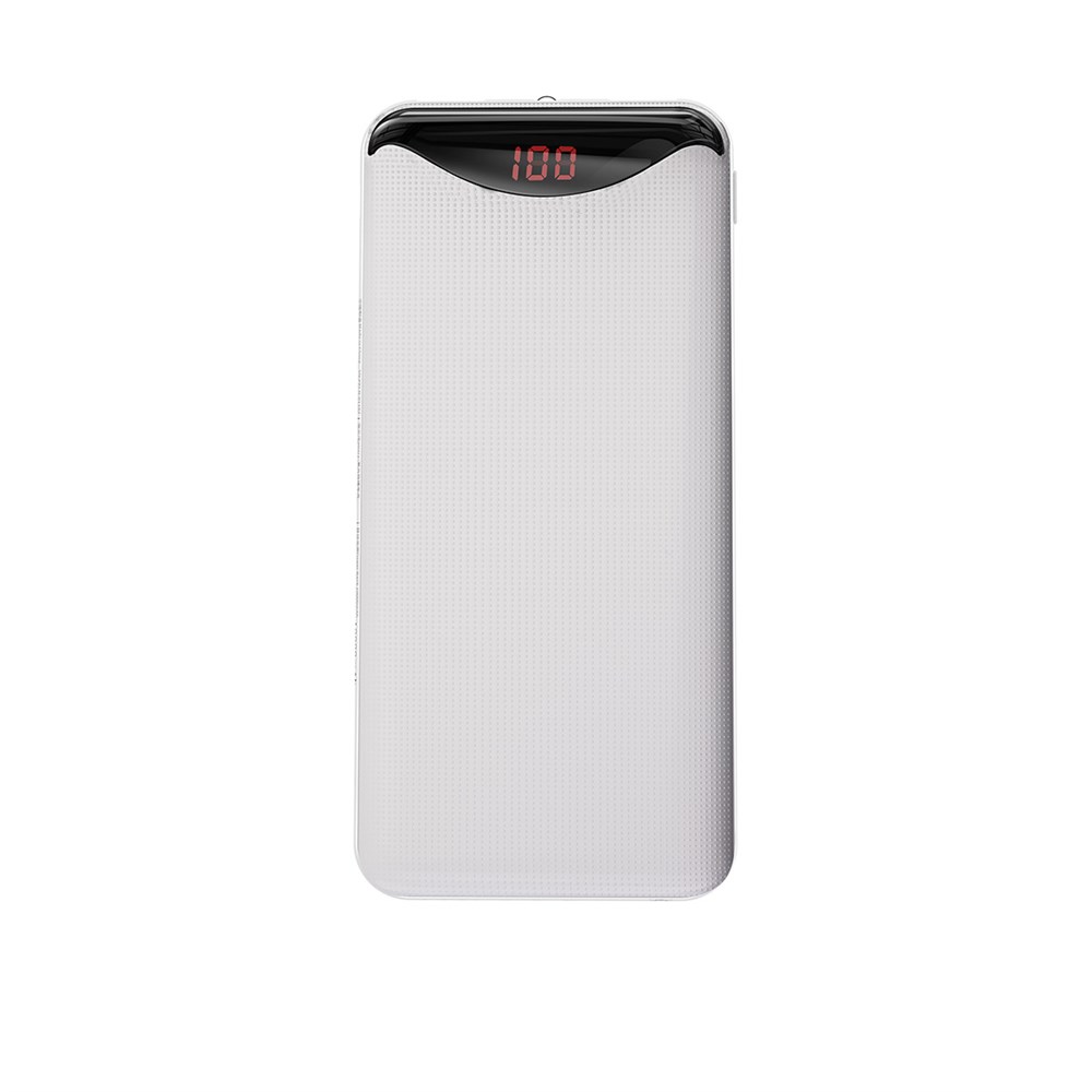 фото Внешний аккумулятор baseus gentleman digital display 10000 mah white (ppln-a02)