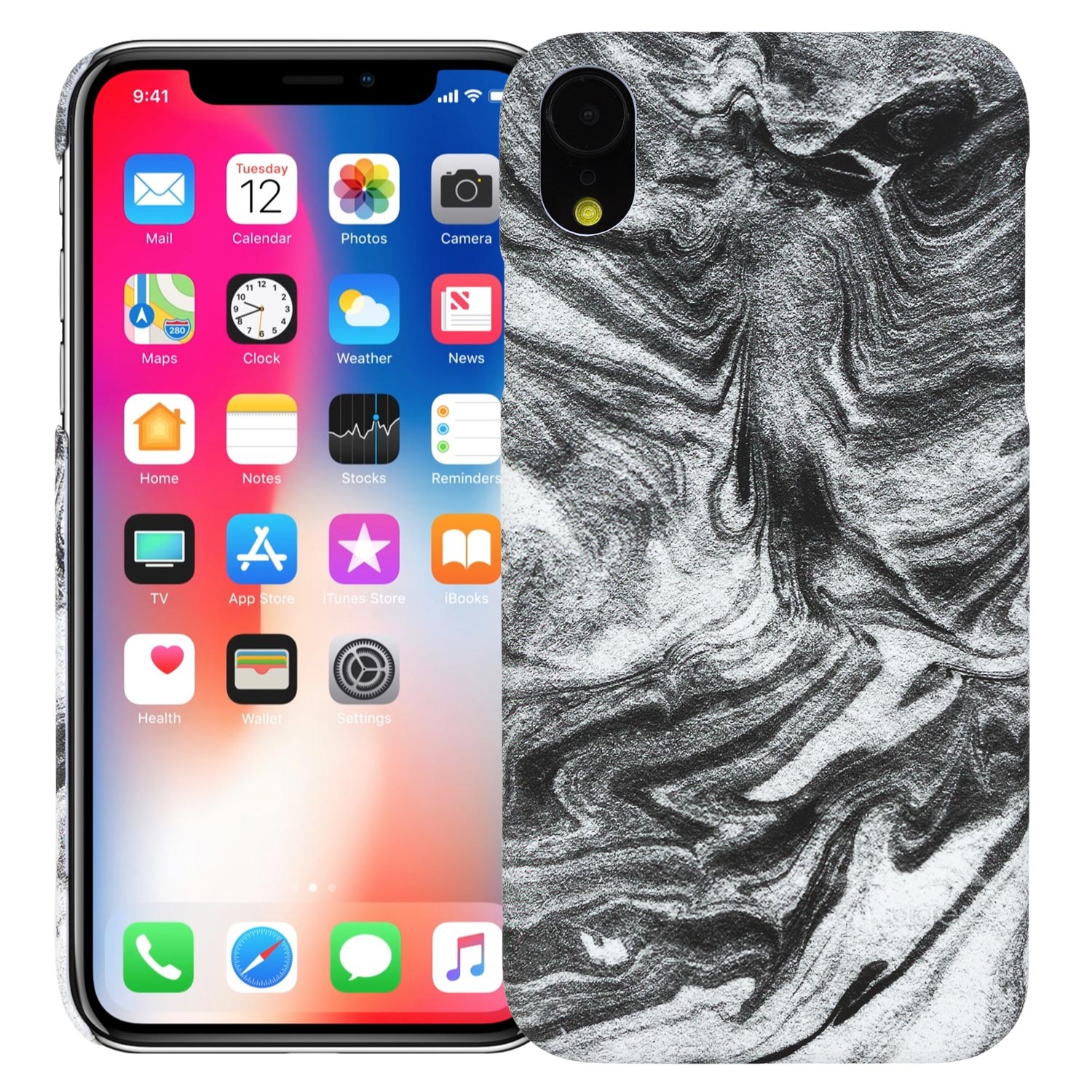 

Чехол KAWAI для iPhone XR Мрамор