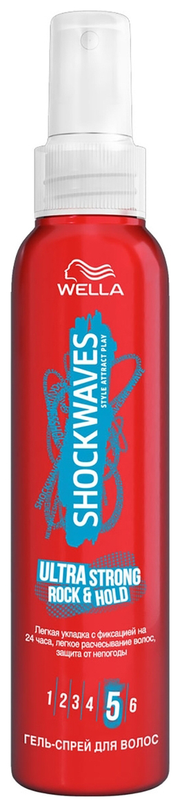 

Средство для укладки волос Wella Shockwaves Ultra Strong Rock & Hold 150 мл