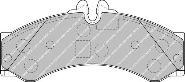 фото Комплект тормозных колодок ferodo fvr1879