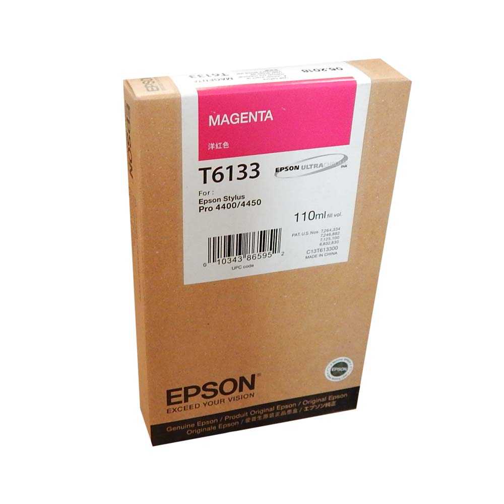 

Картридж для струйного принтера Epson C13T613300 Magenta, Пурпурный, C13T613300