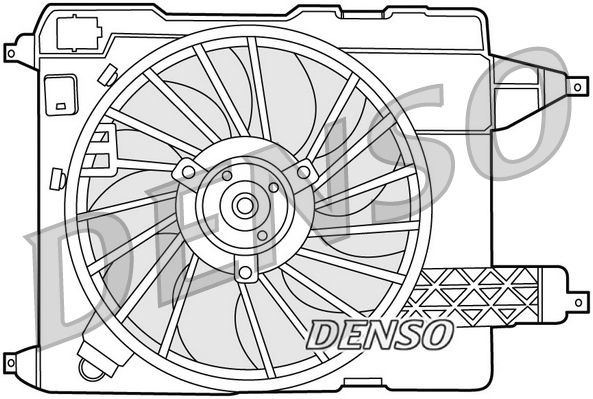 

Вентилятор радиатора Denso DER23002