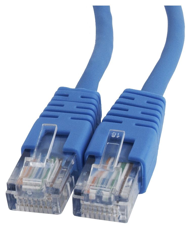 фото Кабель cablexpert rj45-rj45, m-m 0,25м blue (pp12-0.25m/b)