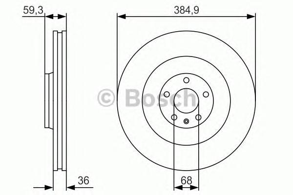 фото Тормозной диск bosch 0986479r30