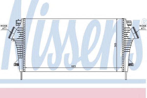 

Интеркулер Nissens 96554