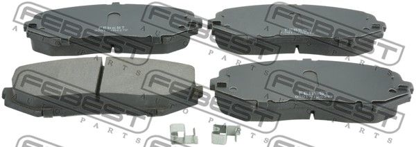 

Тормозные колодки FEBEST дисковые 0701JB627F