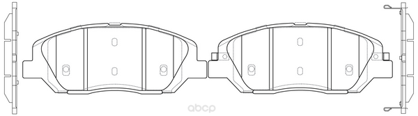 

Колодки тормозные FIT FP1202
