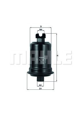 фото Фильтр топливный knecht kl 128 mahle/knecht