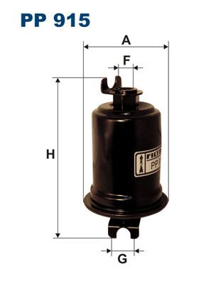 фото Фильтр топливный filtron pp915