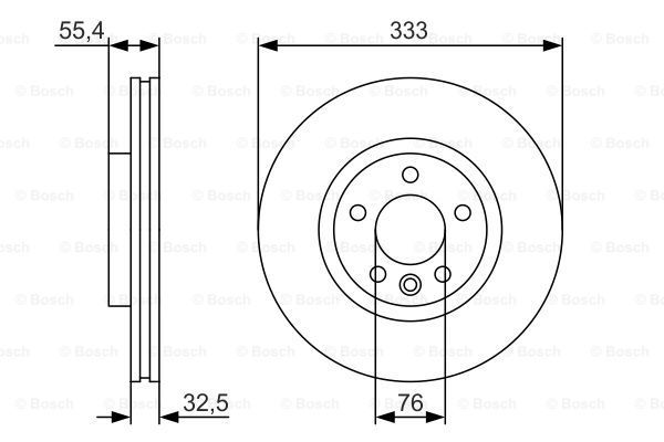 Тормозной диск BOSCH 0986479S72