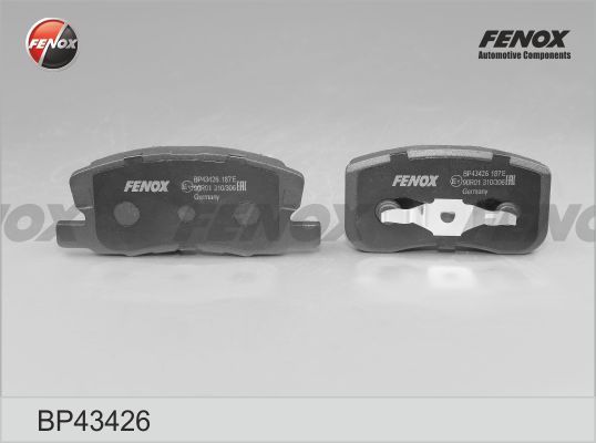 

Комплект тормозных колодк FENOX BP43426