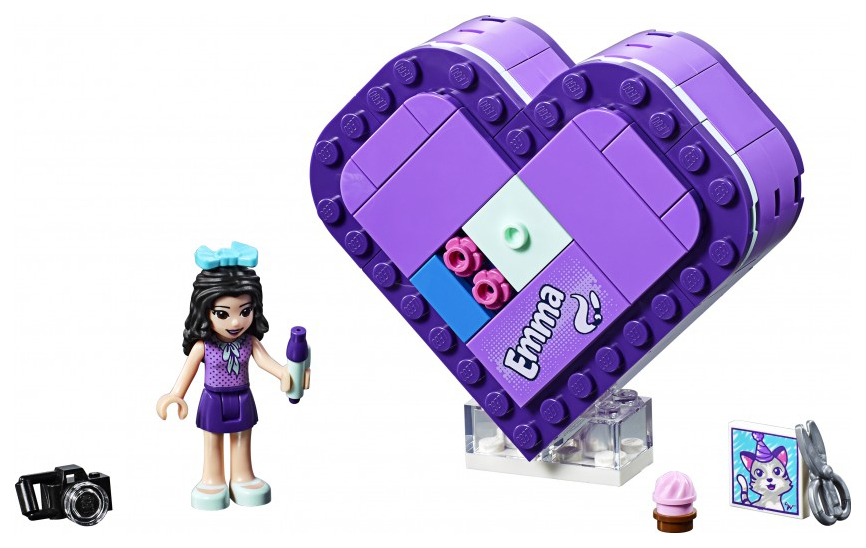 

Конструктор LEGO Friends 41355 Шкатулка-сердечко Эммы, конструктор lego friends 41355 шкатулка-сердечко эммы