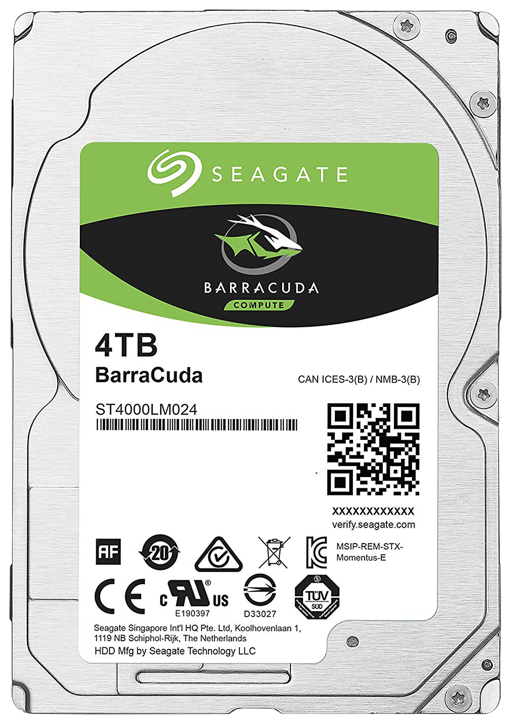 фото Внутренний жесткий диск seagate barracuda 4tb (st4000lm024)