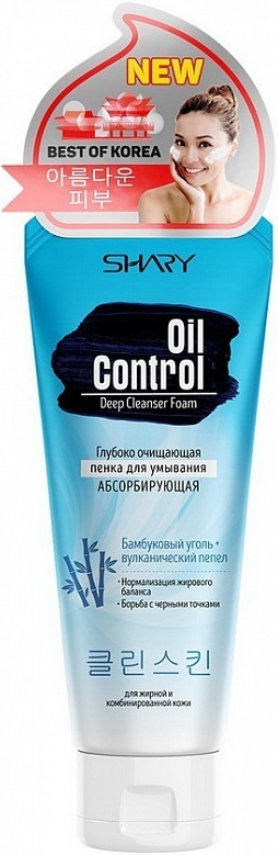 

Пенка для умывания SHARY "Oil Control", абсорбирующая, глубоко очищающая, 100 мл