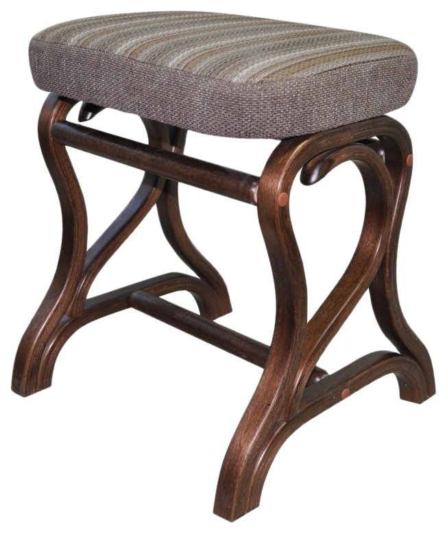 фото Банкетка мебелик диана темно-коричневый/рогожка коричневая