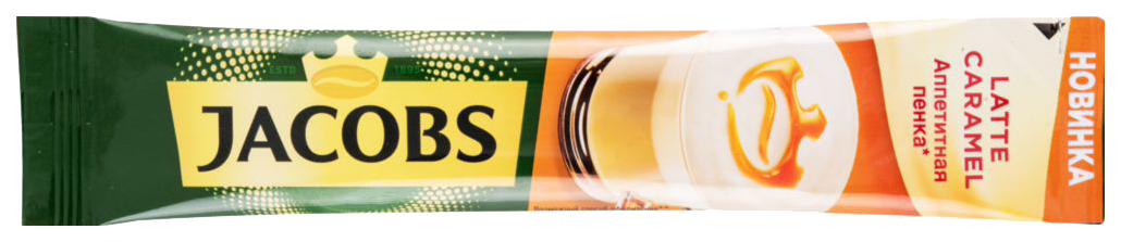 

Кофейный напиток растворимый Jacobs latte caramel 17 г