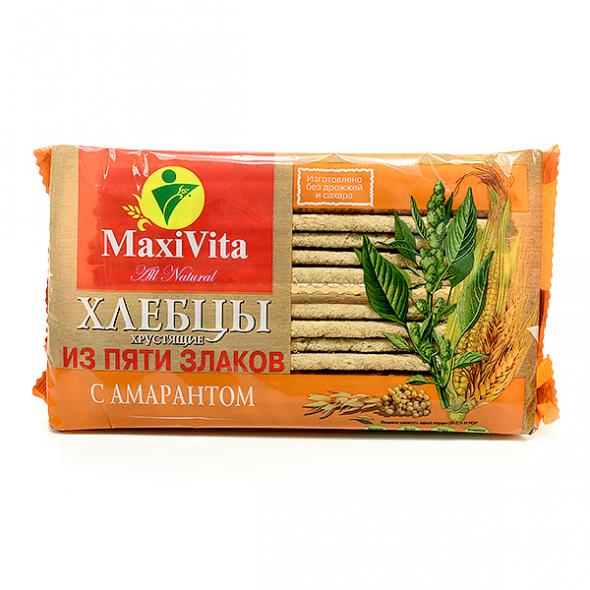 

Хлебцы Maxi Vita 5 злаков с амарантом 150 г, со злаками