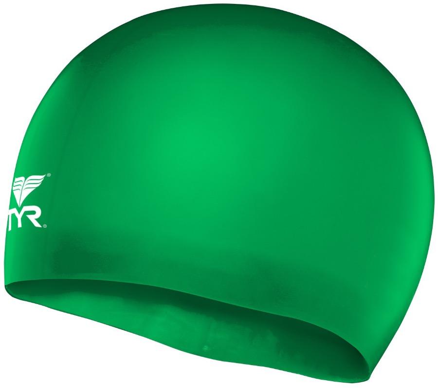Шапочка для плавания TYR Silicone Junior Race Cap 326 app green