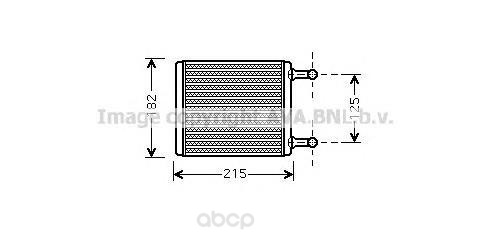 

Pадиатор печки MB Vito 109, 111, 115, 119, 122, Viano all 03 Ava MS6442