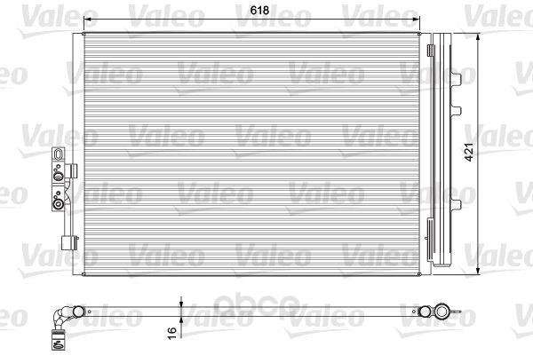 

Радиатор охлаждения двигателя Valeo 814387