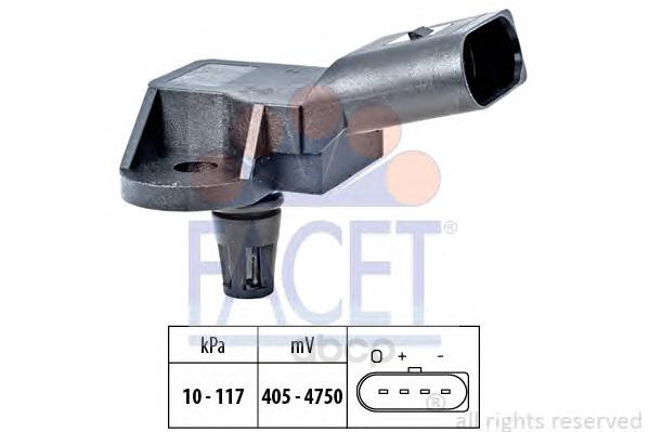 

Датчик давления воздуха Audi A2, A3, A3 Sportback Facet 103157
