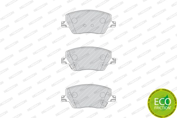 

Тормозные колодки FERODO дисковые FDB4799