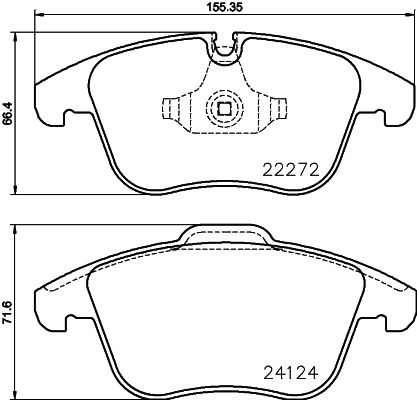 

Тормозные колодки brembo дисковые P36030