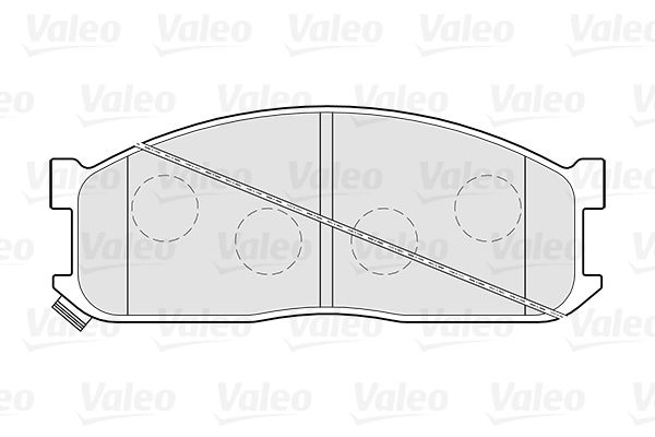 

Комплект тормозных дисковых колодок Valeo 301269