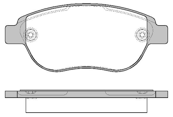 фото Комплект тормозных колодок, дисковый тормоз remsa