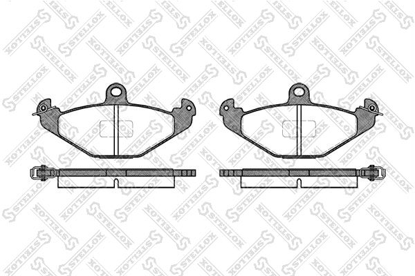 

Тормозные колодки Stellox дисковые 356010SX