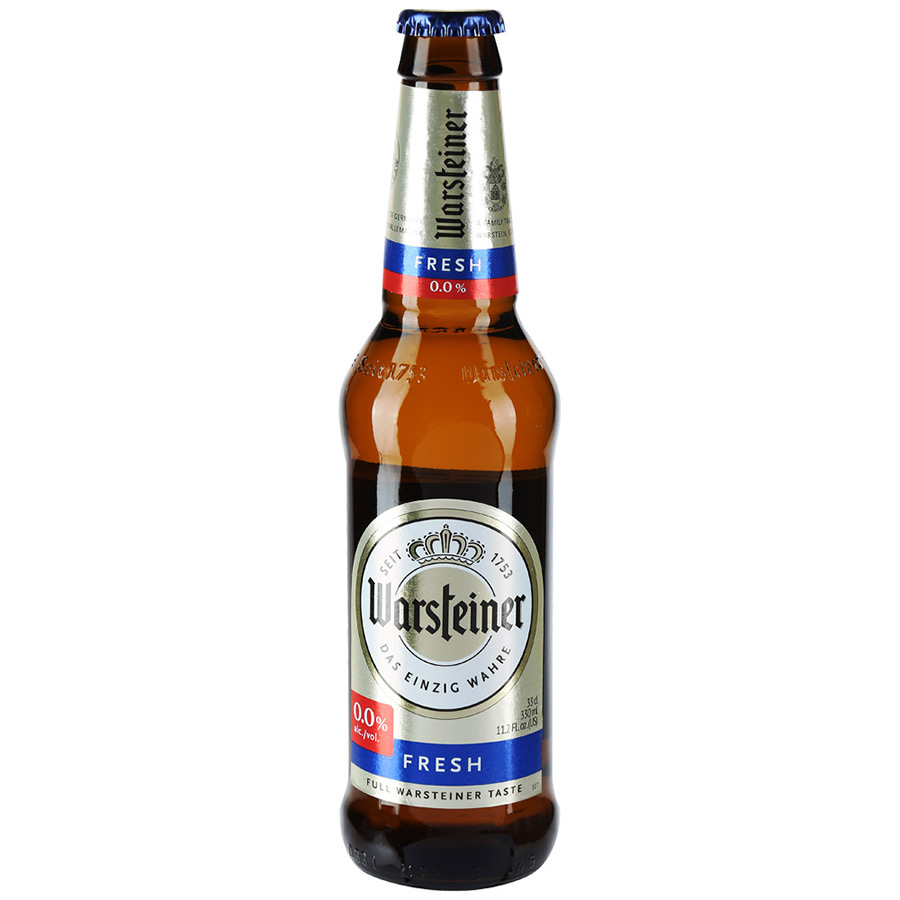 Пиво Warsteiner fresh безалкогольное 0.33 л