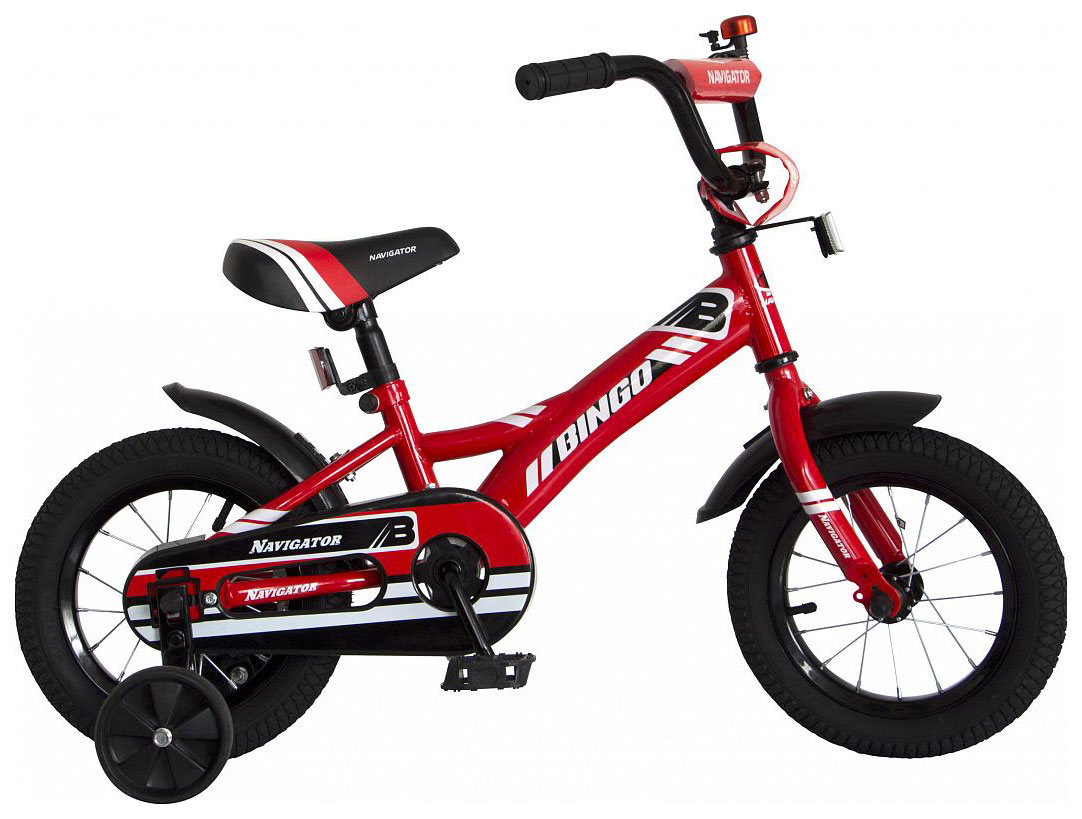 Детский велосипед двухколесный Navigator Bingo красный