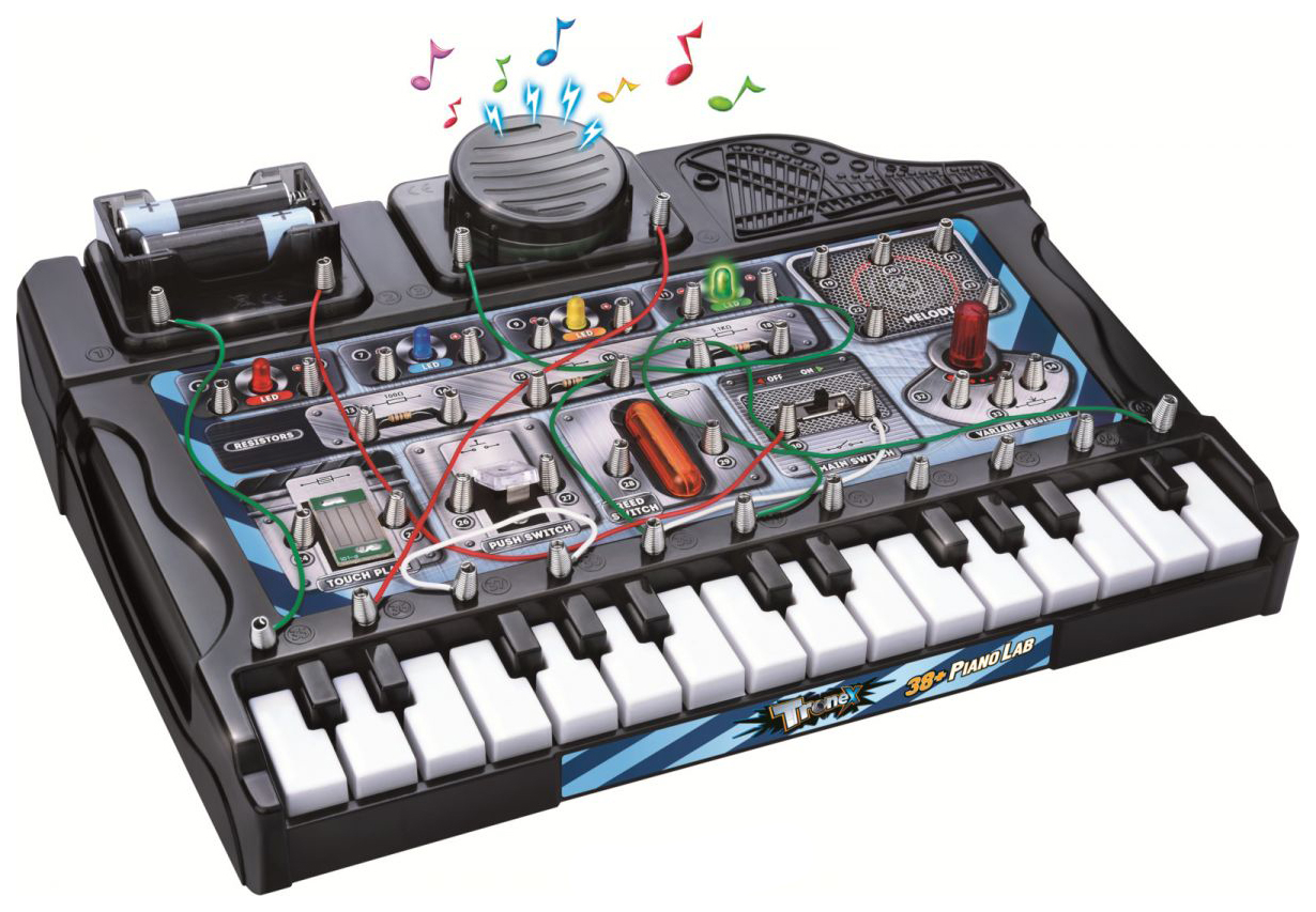 Научный набор AmaZing Toys Tronex 38+ Опытов с Пианино научный набор amazing toys tronex 38 опытов с пианино