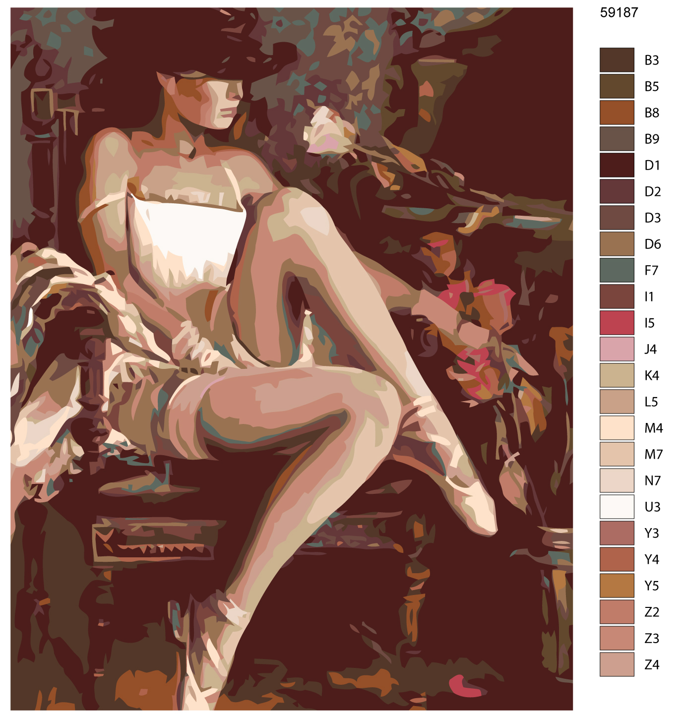 

Картина по номерам, 40 x 50, KTMK-59187, KTMK-59187