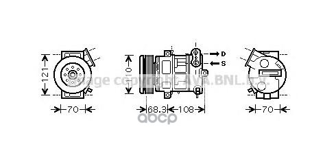 

Компрессор кондиционера AVA QUALITY COOLING OLAK418