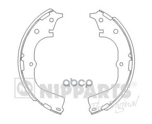 

Комплект тормозных колодок NIPPARTS J3502046