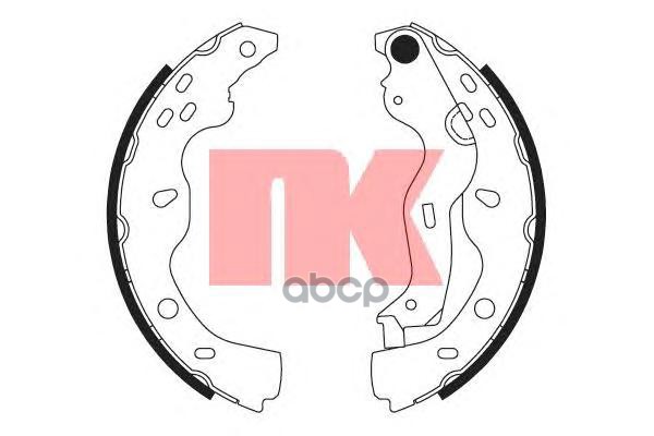 

Тормозные колодки Nk 2723759