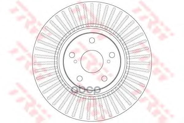 фото Тормозной диск trw/lucas df6268