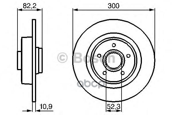 фото Тормозной диск bosch 0986478971