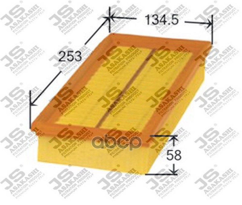 фото Фильтр воздушный js asakashi a0229