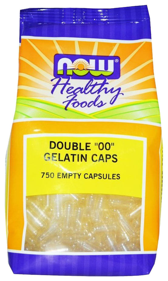 

Добавка для здоровья NOW Empty Gelatin 750 капс. натуральный, Empty Gelatin