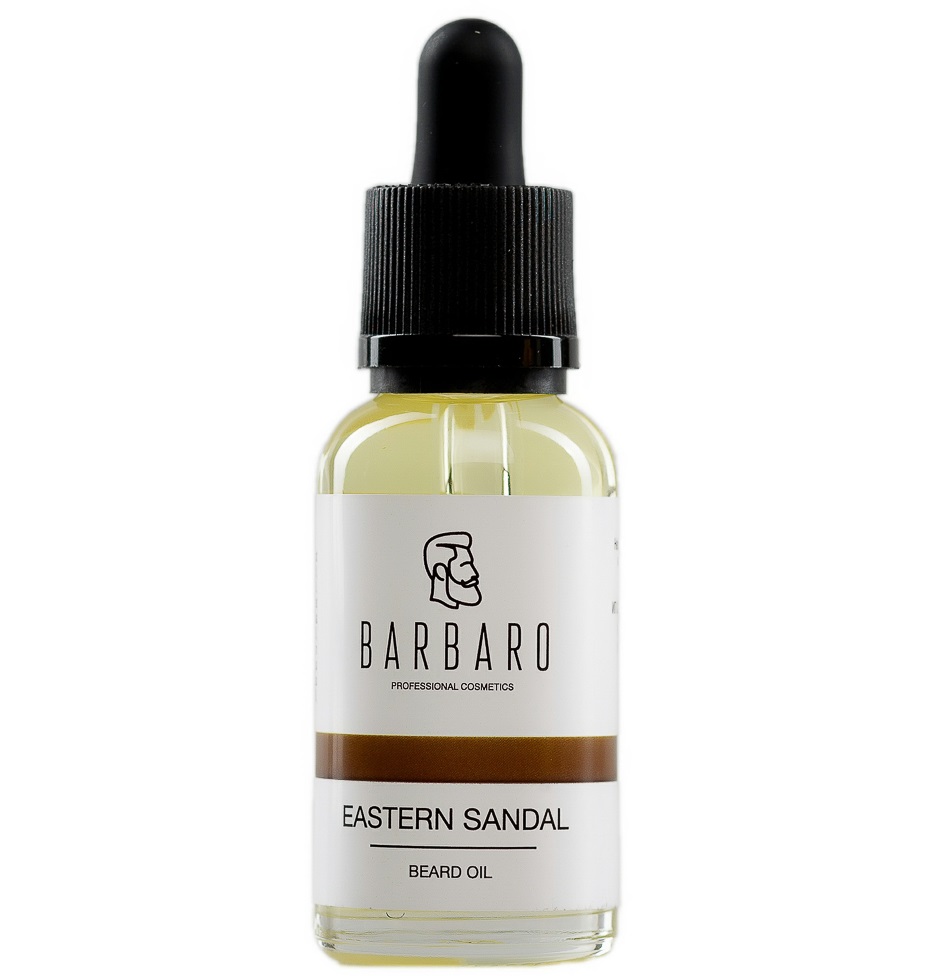 фото Масло для бороды barbaro beard oil eastern sandal восточный сандал 30 мл