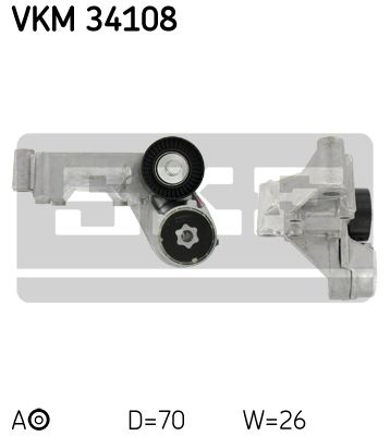 

Натяжной ролик SKF VKM 34108