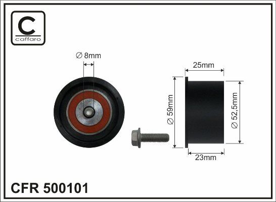 

Натяжной ролик CAFFARO 500101