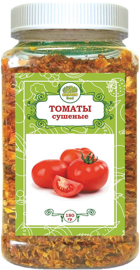 Томаты сушеные Organic Food 180 г