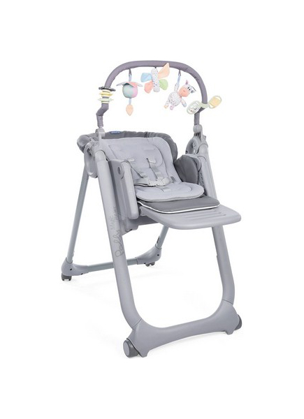 фото Стульчик для кормления chicco polly magic relax graphite