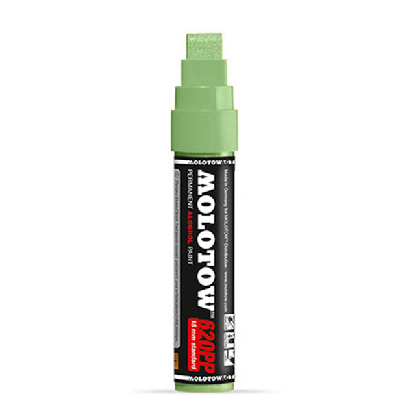 

Маркер Molotow 620PP с краской 15мм 40мл зеленый, 620PP Салатовый